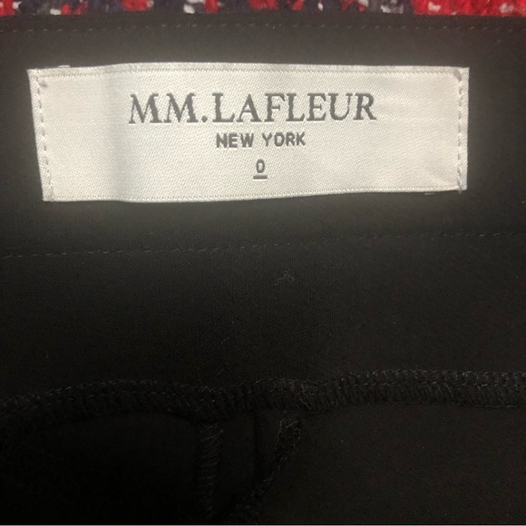 ❤️MM Lafleur Black Powerstretch Career Work Pants Size 0 - Picture 8 of 12